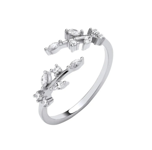 Criss Cross Olive Tree Ring